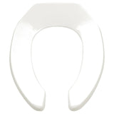 Commercial Heavy Duty Open Front Elongated Toilet Seat