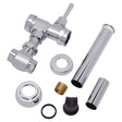 Ultima Manual Toilet Flush Valve, Piston-Type, 1.1 gpf/4.2 Lpf