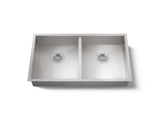 Vault™ 32" undermount double-bowl kitchen sink