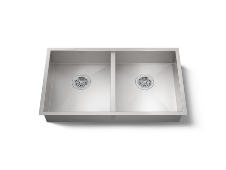 Vault™ 32" undermount double-bowl kitchen sink