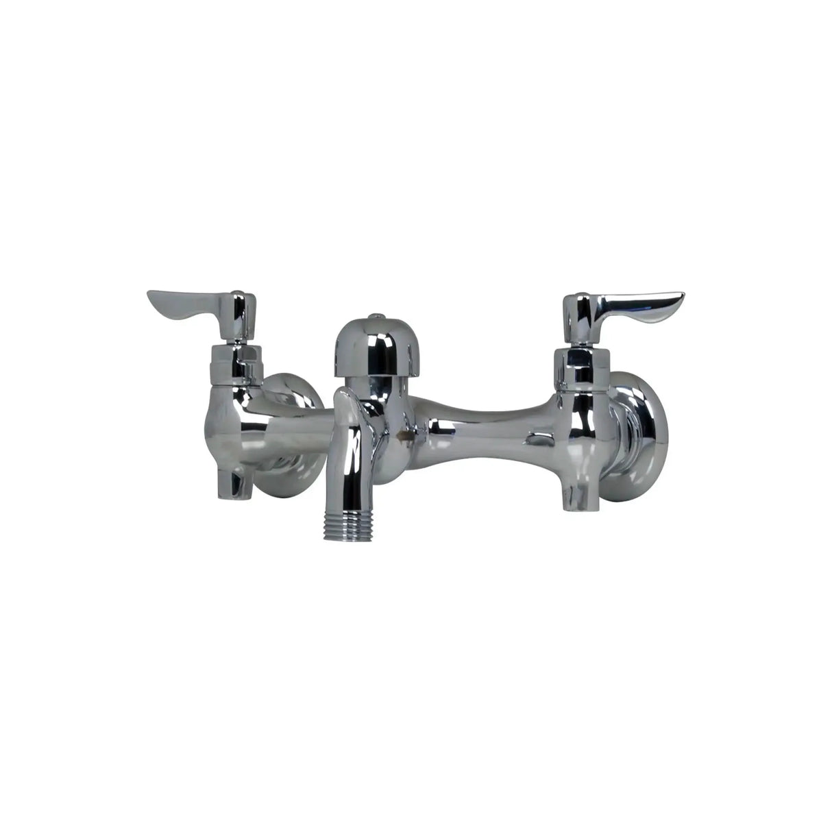 Wall-Mount Service Sink Faucet With 3-Inch Vacuum Breaker Spout