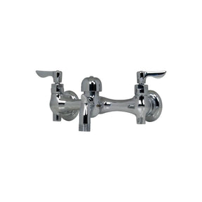 Wall-Mount Service Sink Faucet With 3-Inch Vacuum Breaker Spout