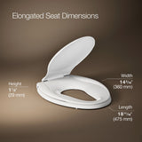 Transitions® Nightlight ReadyLatch® Quiet-Close™ elongated toilet seat