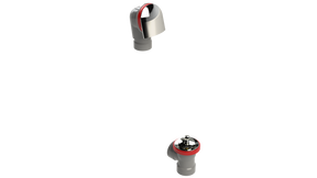 FRZERO FR-PVC Direct Waste & Overflow Lift & Turn Half Kit (25DLHK-CP)