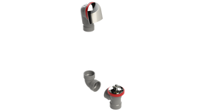 FRZERO FR-PVC Direct Waste & Overflow Lift & Turn Kit (25DLK-CP)
