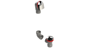 FRZERO FR-PVC Direct Waste & Overflow Clicker® Kit (25DQK-CP)