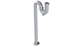 1-1/4" 20GA S-Trap with Cleanout (26-CP)