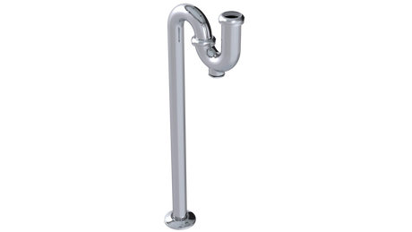 1-1/4" 20GA S-Trap with Cleanout (26-CP)