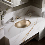 Bachata® 20" oval drop-in/undermount bathroom sink