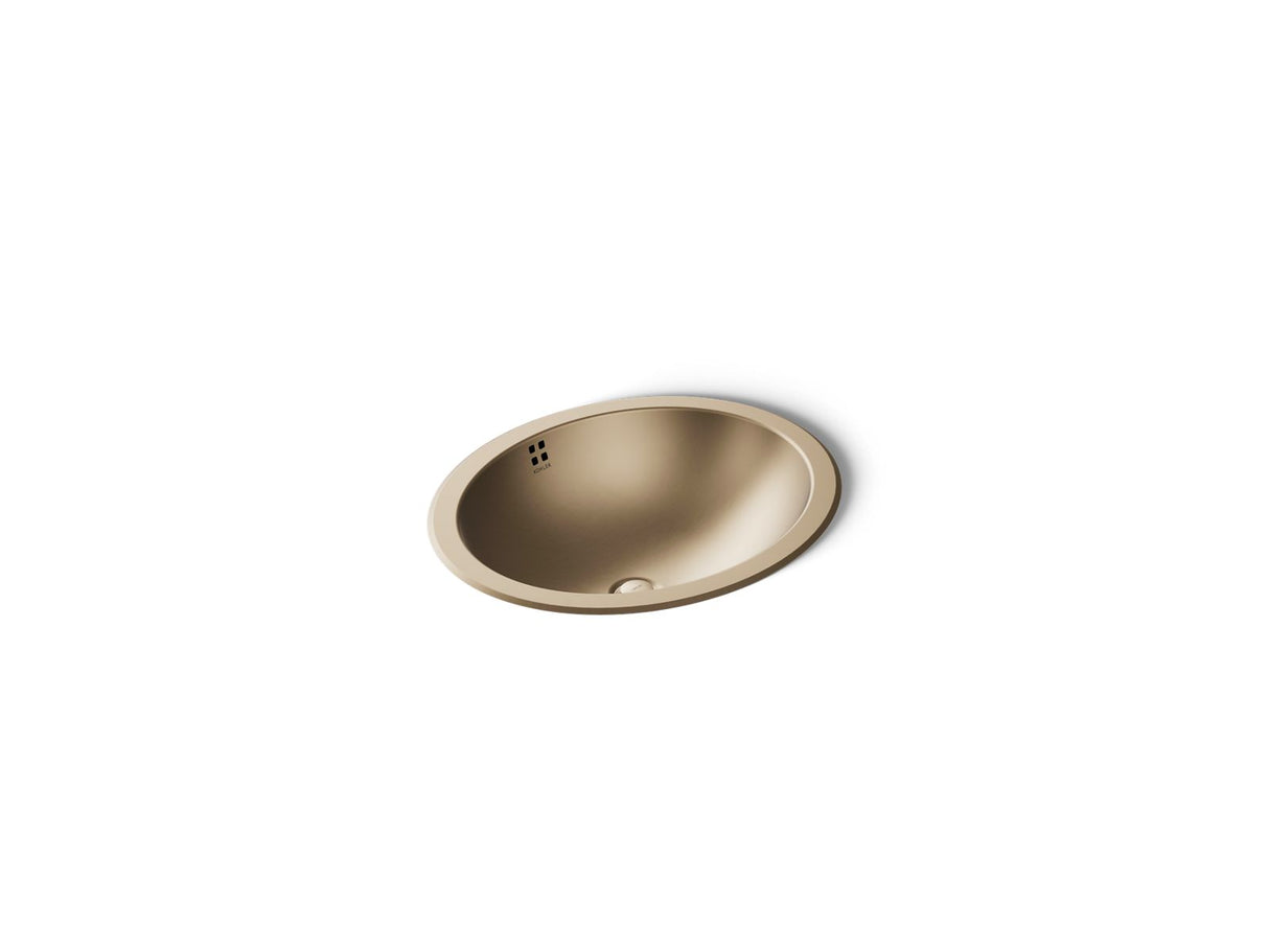Bachata® 20" oval drop-in/undermount bathroom sink