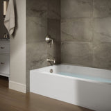 Entity® 60" x 36" alcove bath with left drain