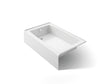 Entity® 60" x 36" alcove bath with left drain