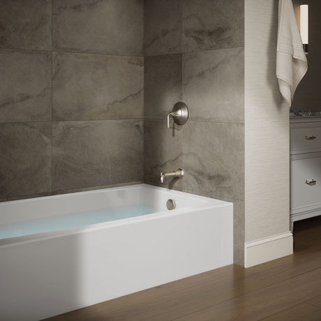 Entity® 60" x 36" alcove bath with right drain