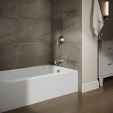 Entity® 60" x 32" alcove bath with right drain