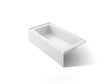 Entity® 60" x 30" alcove bath, left drain