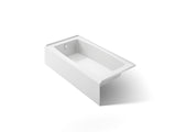 Entity® 60" x 30" alcove bath, left drain