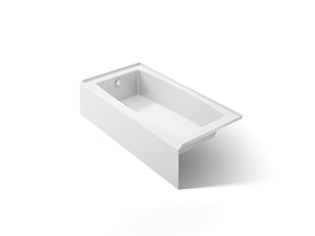 Entity® 60" x 30" alcove bath, left drain