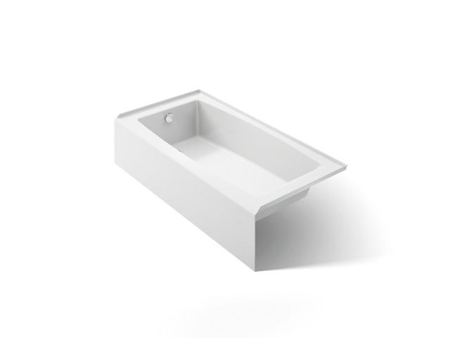 Entity® 60" x 30" alcove bath, left drain