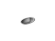Bolero® 16-3/4" oval drop-in/undermount bathroom sink, no overflow