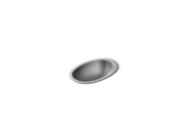 Bolero® 16-3/4" oval drop-in/undermount bathroom sink, no overflow