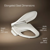 PureWash® E545 Elongated bidet toilet seat