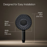 Statement® Round three-function handshower, 2.5 gpm
