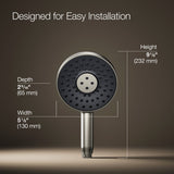 Statement® Round three-function handshower, 2.5 gpm