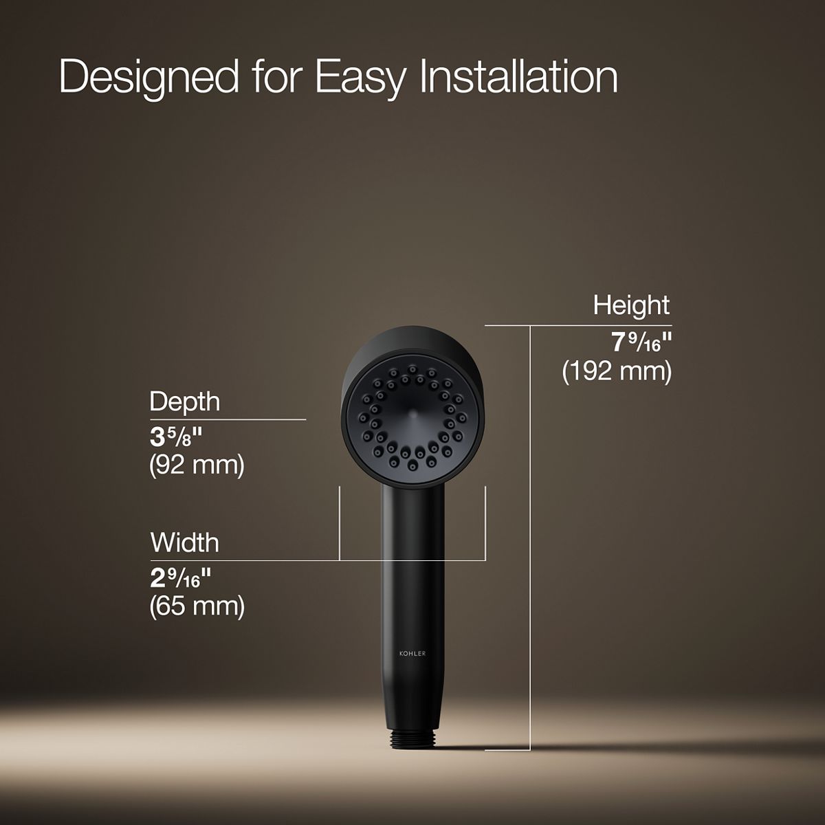 Statement® Iconic single-function handshower, 1.75 gpm