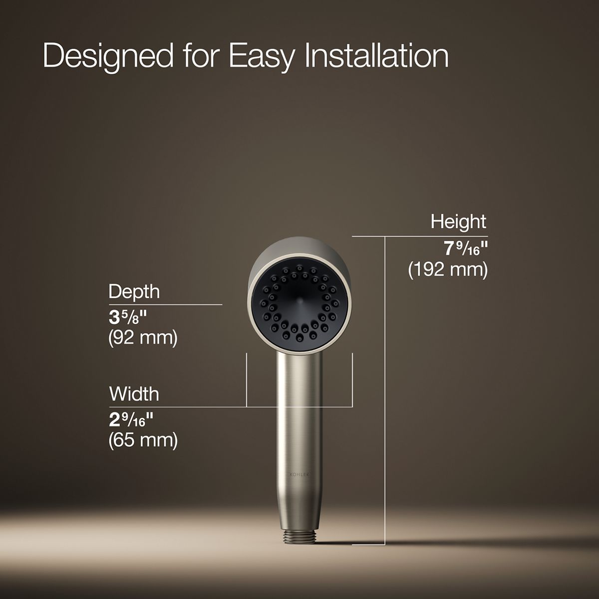 Statement® Iconic single-function handshower, 1.75 gpm