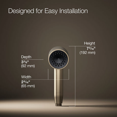 Statement® Iconic single-function handshower, 1.75 gpm
