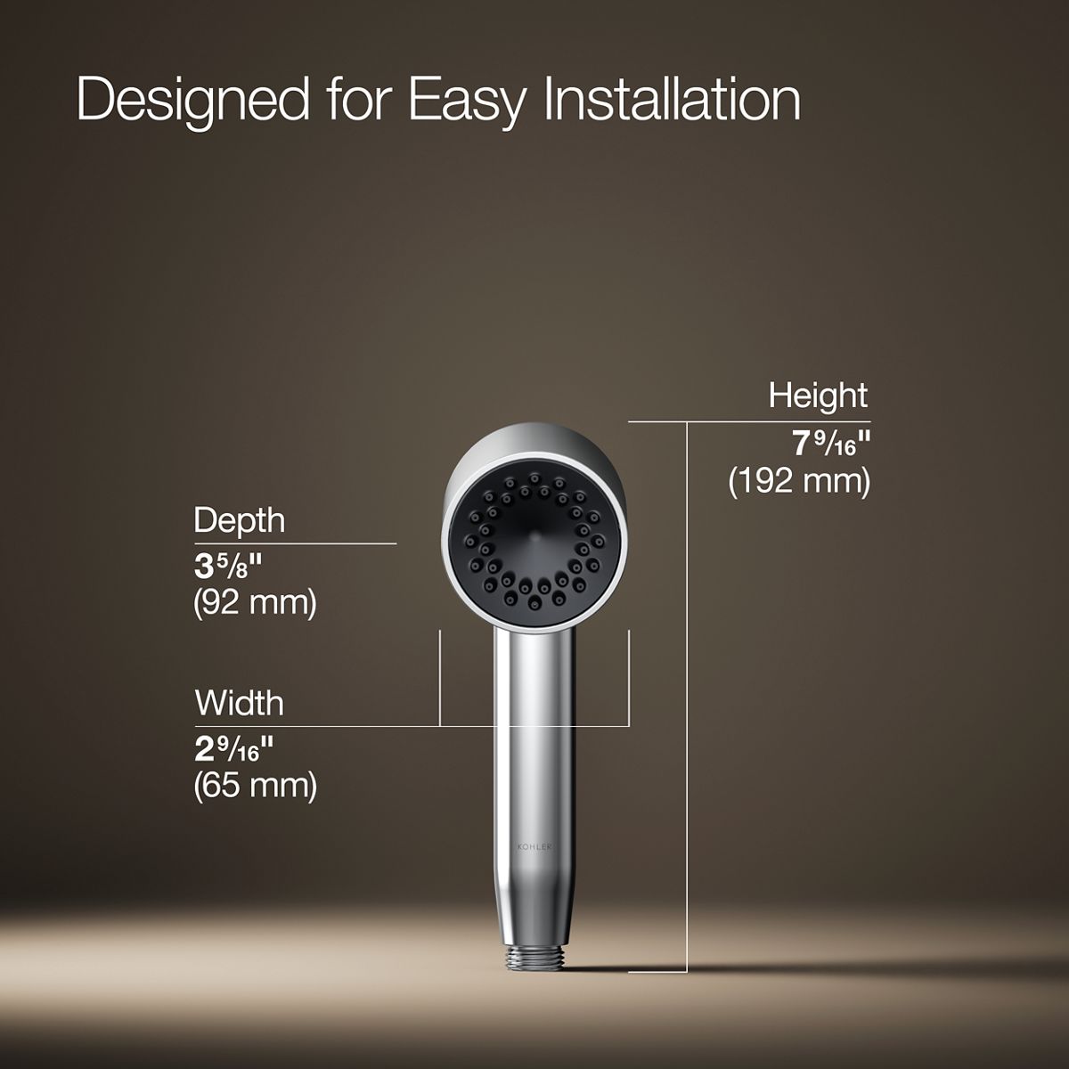 Statement® Iconic single-function handshower, 1.75 gpm