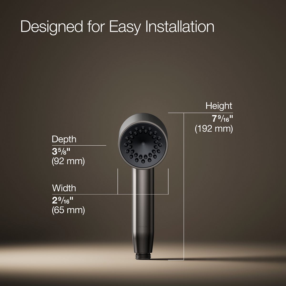Statement® Iconic single-function handshower, 1.75 gpm