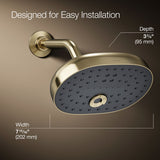 Statement® Three-function showerhead, 2.5 gpm