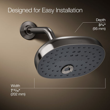 Statement® Three-function showerhead, 2.5 gpm