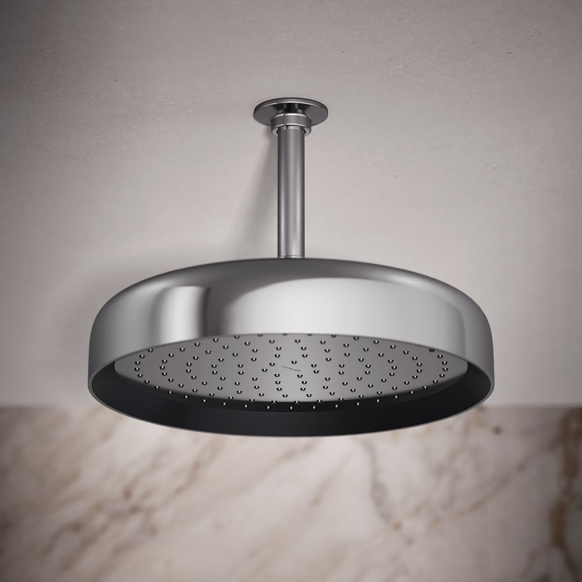 Statement® Round 12" single-function rainhead, 2.5 gpm