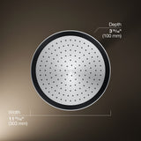 Statement® Round 12" single-function rainhead, 1.75 gpm