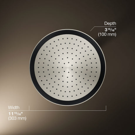 Statement® Round 12" single-function rainhead, 1.75 gpm