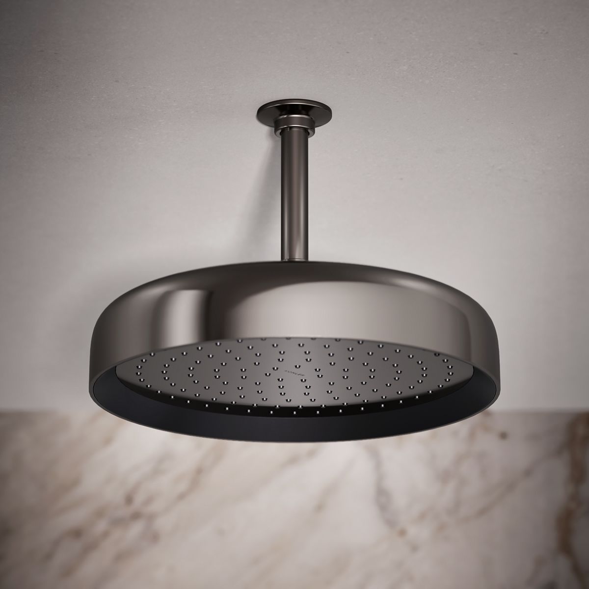 Statement® Round 12" single-function rainhead, 2.5 gpm