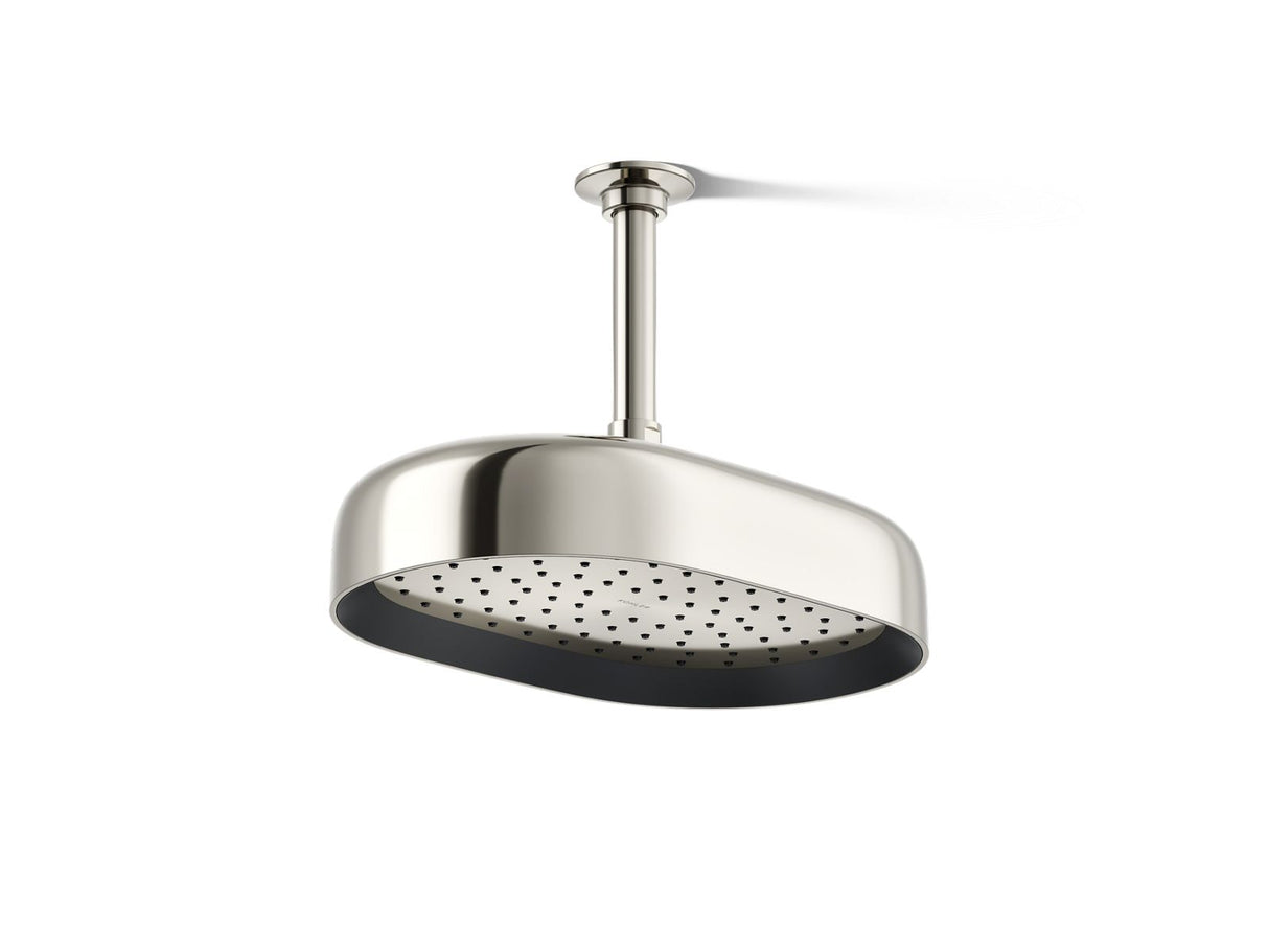 Statement® Oblong 12" single-function rainhead, 2.5 gpm