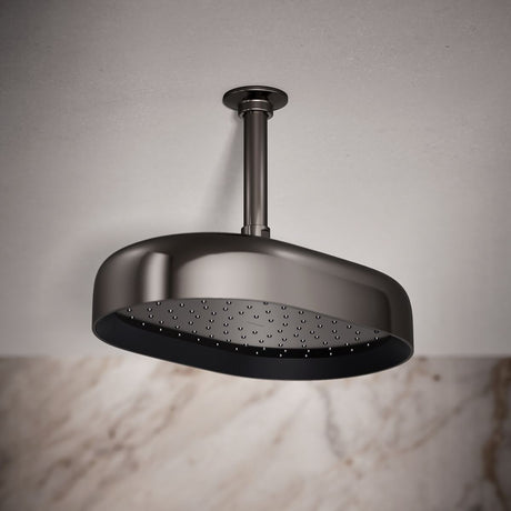 Statement® Oblong 12" single-function rainhead, 2.5 gpm