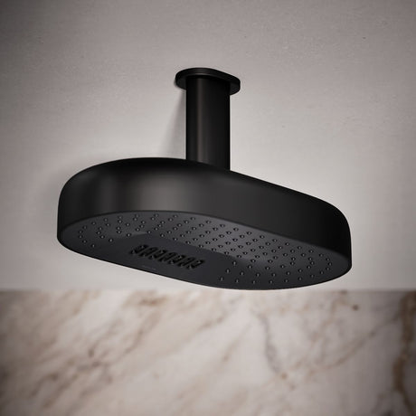 Statement® Oblong 14" two-function rainhead, 1.75 gpm