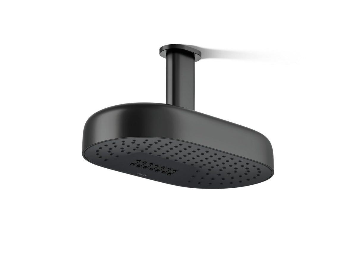 Statement® Oblong 14" two-function rainhead, 1.75 gpm