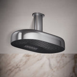Statement® Oblong 14" two-function rainhead, 2.5 gpm