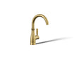 Traditional beverage faucet