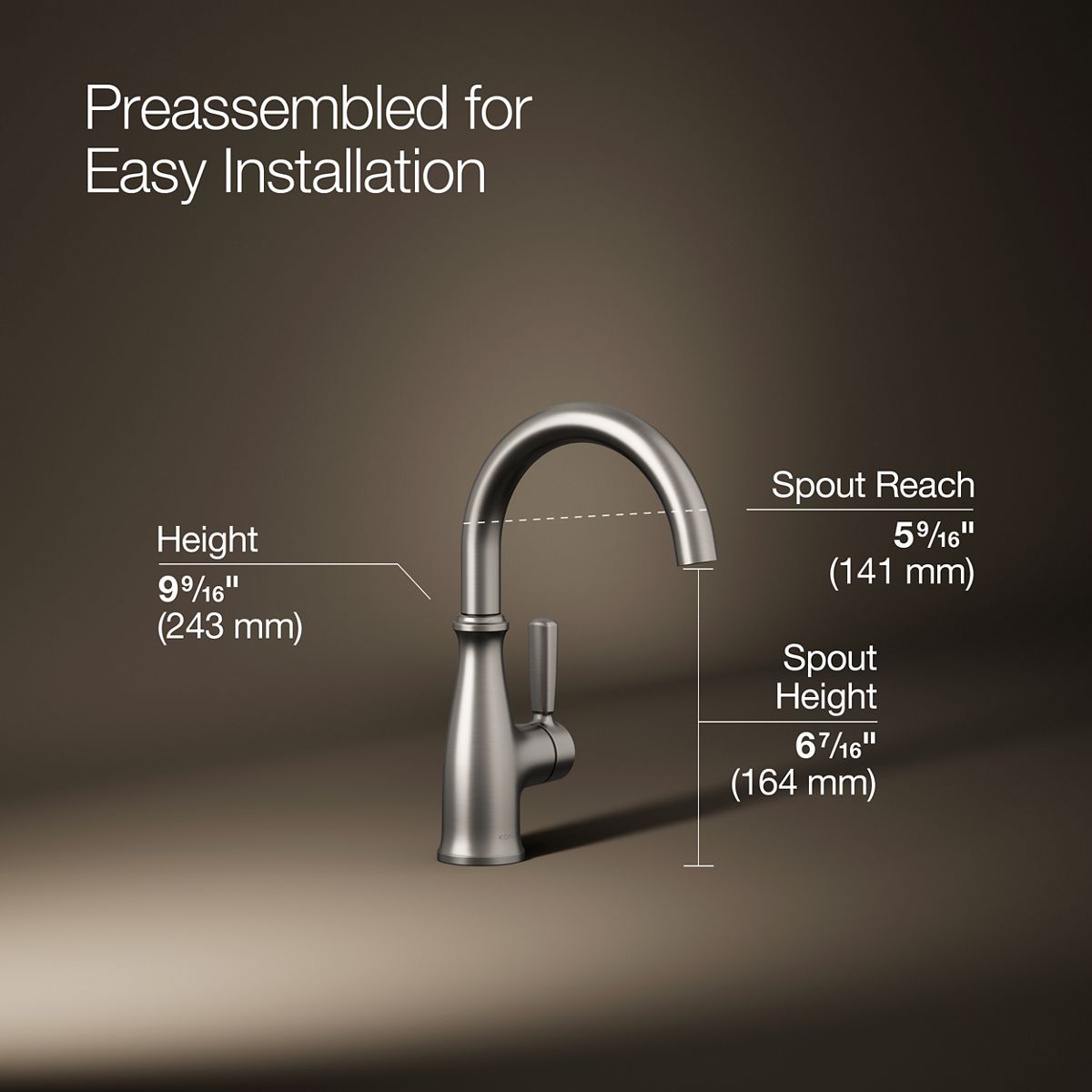 Traditional beverage faucet