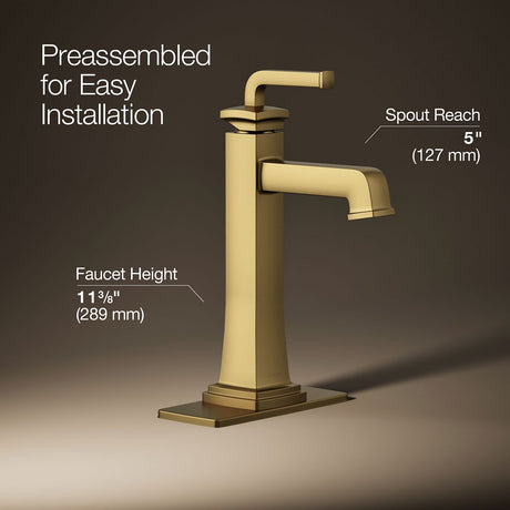 Riff® Tall single-handle bathroom sink faucet, 1.2 gpm