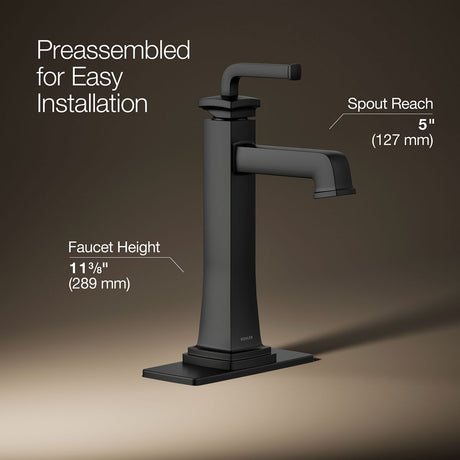 Riff® Tall single-handle bathroom sink faucet, 0.5 gpm