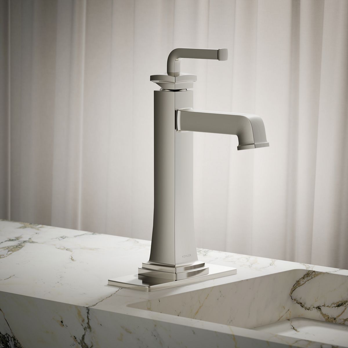 Riff® Tall single-handle bathroom sink faucet, 0.5 gpm