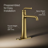 Tone™ Tall single-handle bathroom sink faucet, 1.2 gpm