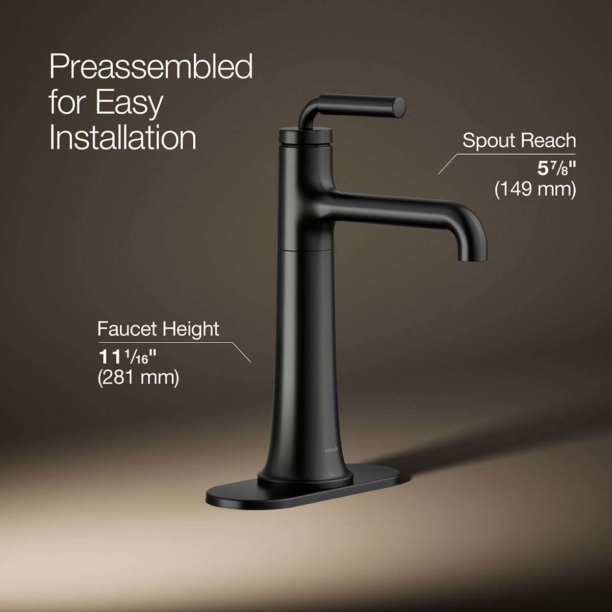 Tone™ Tall single-handle bathroom sink faucet, 1.2 gpm
